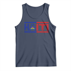 Haiti Flag Tank Top Vintage Haitian Pride Ayiti Roots