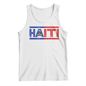 Haiti Flag Tank Top Vintage Haitian Pride Ayiti Roots