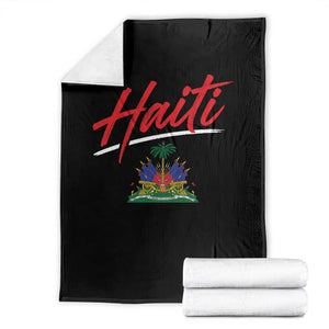 Retro Haiti Throw Blanket Haitian Gift Ayiti Roots