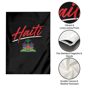 Retro Haiti Garden Flag Haitian Gift Ayiti Roots