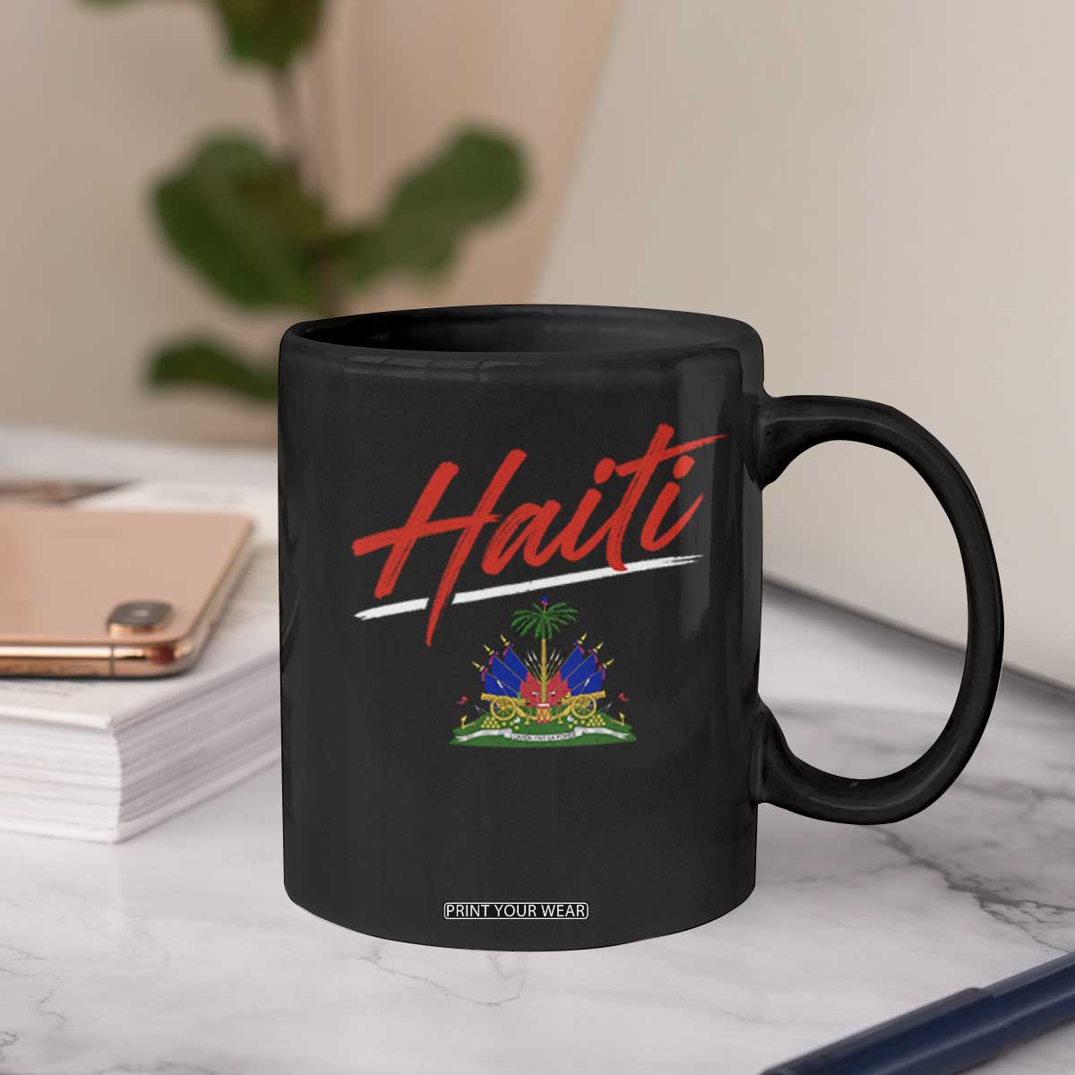 Retro Haiti Coffee Mug Haitian Gift Ayiti Roots