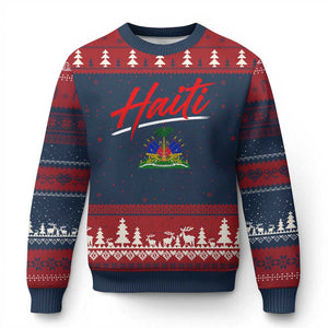 Retro Haiti Ugly Christmas Sweater Haitian Gift Ayiti Roots