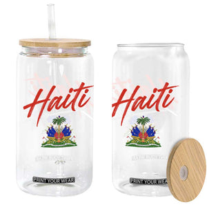 Retro Haiti Glass Can Haitian Gift Ayiti Roots