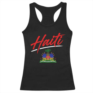 Retro Haiti Racerback Tank Top Haitian Gift Ayiti Roots