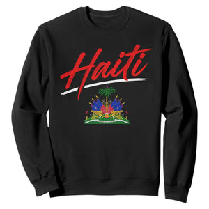 Retro Haiti Sweatshirt Haitian Gift Ayiti Roots
