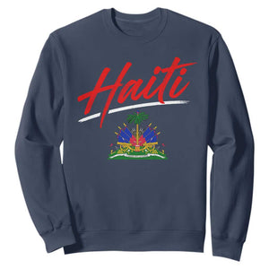 Retro Haiti Sweatshirt Haitian Gift Ayiti Roots