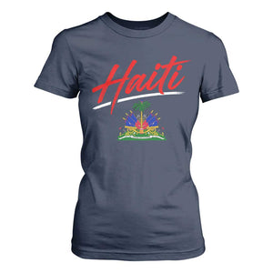 Retro Haiti T Shirt For Women Haitian Gift Ayiti Roots
