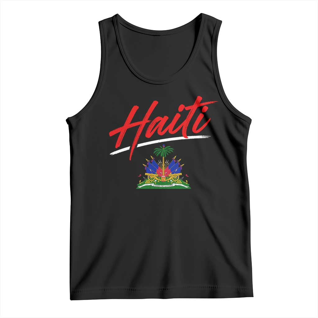 Retro Haiti Tank Top Haitian Gift Ayiti Roots