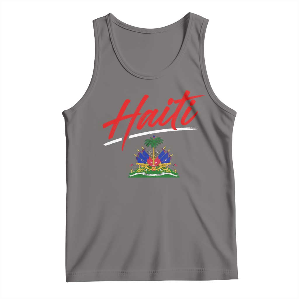 Retro Haiti Tank Top Haitian Gift Ayiti Roots