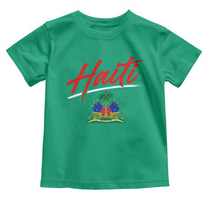 Retro Haiti Toddler T Shirt Haitian Gift Ayiti Roots
