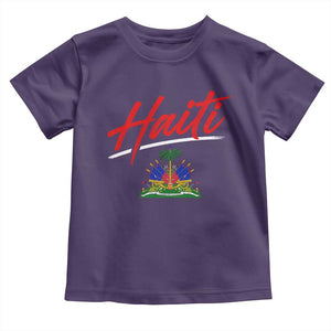 Retro Haiti Toddler T Shirt Haitian Gift Ayiti Roots