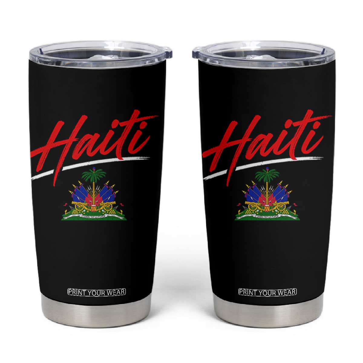 Retro Haiti Tumbler Cup Haitian Gift Ayiti Roots
