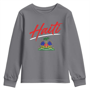 Retro Haiti Youth Sweatshirt Haitian Gift Ayiti Roots