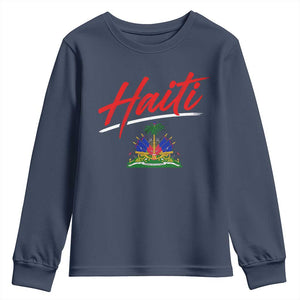Retro Haiti Youth Sweatshirt Haitian Gift Ayiti Roots