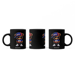 Cute Haiti Coffee Mug Hip Hop Teddy Bear Haitian Flag Ayiti Roots