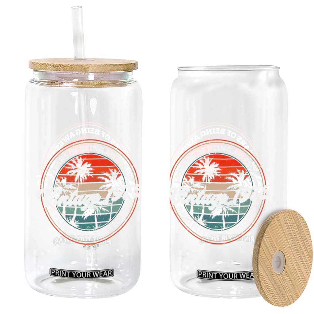 50th Birthday Gifts Glass Can Vintage 1976 50 Year Old Birthday TS10 Print Your Wear
