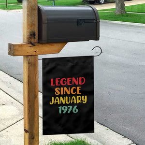 Legend Since January 1976 Garden Flag Vintage Retro 50th Birthday Gifts 50 Years Old TS10 Print Your Wear