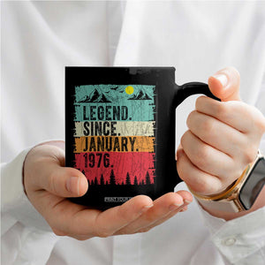 Vintage 1976 Birthday Coffee Mug Retro 50th Birthday Gifts 50 Years Old TS10 Print Your Wear