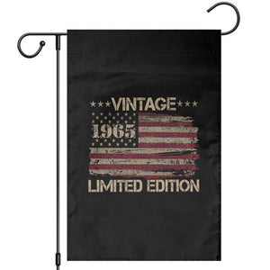 Vintage 1965 Birthday Garden Flag Limited Edition Retro American Flag TS10 Black Print Your Wear