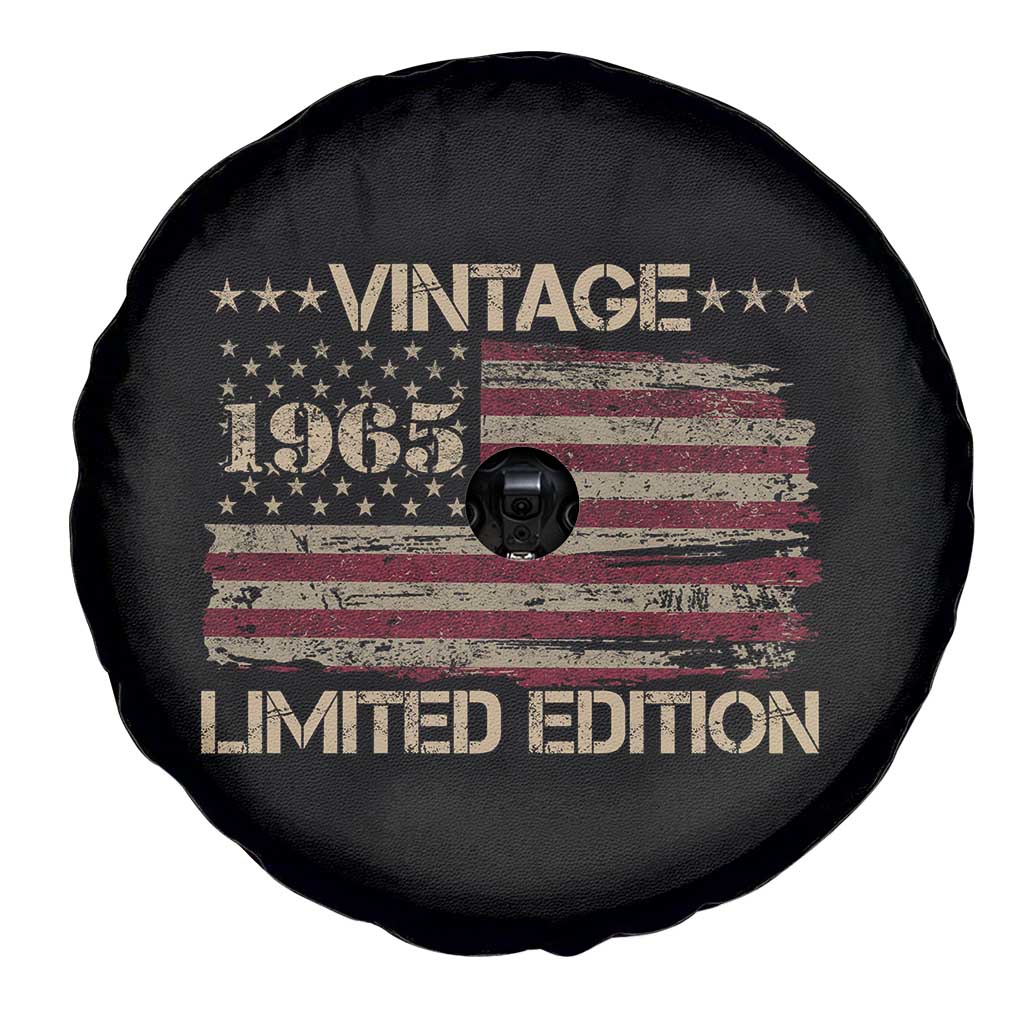 Vintage 1965 Birthday Spare Tire Cover Limited Edition Retro American Flag TS10 Print Your Wear