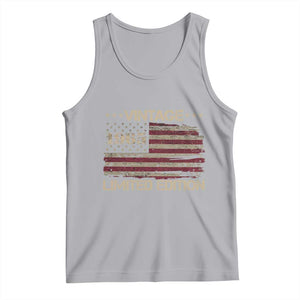 Vintage 1965 Birthday Tank Top Limited Edition Retro American Flag TS10 Athletic Heather Print Your Wear