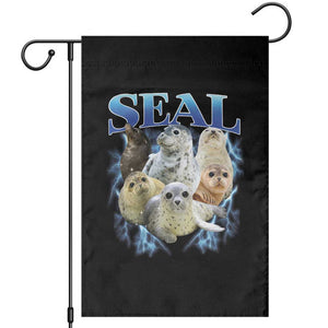 Baby Seals Garden Flag Retro Sea Dog Bootleg Vintage Graphic 90s TS10 Black Print Your Wear