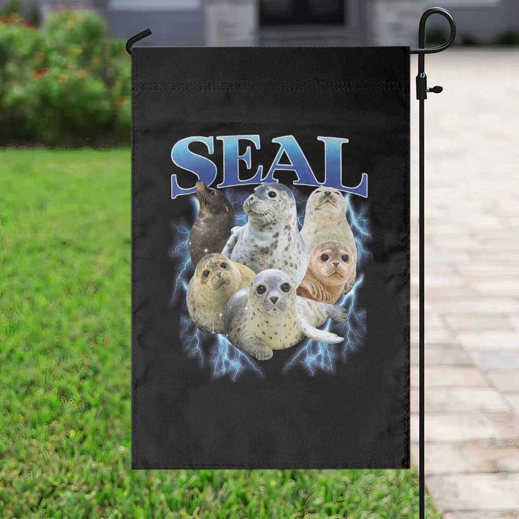 Baby Seals Garden Flag Retro Sea Dog Bootleg Vintage Graphic 90s TS10 Print Your Wear