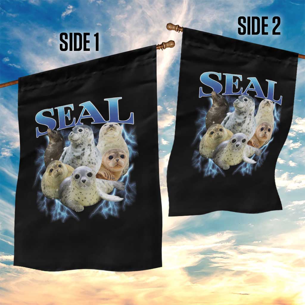 Baby Seals Garden Flag Retro Sea Dog Bootleg Vintage Graphic 90s TS10 Print Your Wear