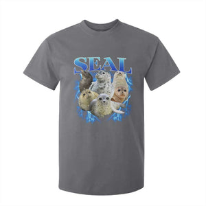 Baby Seals T Shirt For Kid Retro Sea Dog Bootleg Vintage Graphic 90s TS10 Charcoal Print Your Wear