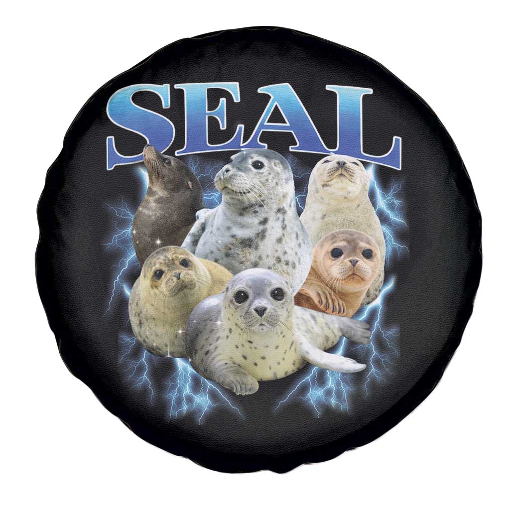 Baby Seals Spare Tire Cover Retro Sea Dog Bootleg Vintage Graphic 90s TS10 Print Your Wear