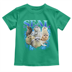 Baby Seals Toddler T Shirt Retro Sea Dog Bootleg Vintage Graphic 90s TS10 Irish Green Print Your Wear