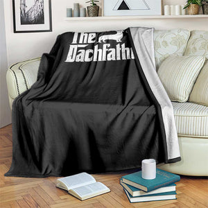 Funny Wiener Dog Dad Throw Blanket The Dachshund Fathers Day Gifts For Dog Lovers TS10 Print Your Wear