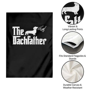 Funny Wiener Dog Dad Garden Flag The Dachshund Fathers Day Gifts For Dog Lovers TS10 Print Your Wear