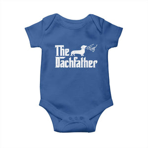 Funny Wiener Dog Dad Baby Onesie The Dachshund Fathers Day Gifts For Dog Lovers TS10 Royal Blue Print Your Wear