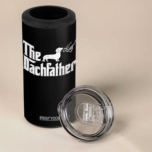 Funny Wiener Dog Dad 4 in 1 Can Cooler Tumbler The Dachshund Fathers Day Gifts For Dog Lovers TS10 Print Your Wear