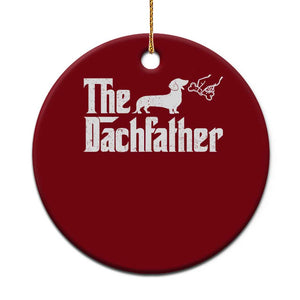 Funny Wiener Dog Dad Ceramic Ornament The Dachshund Fathers Day Gifts For Dog Lovers TS10 1pc Red Print Your Wear