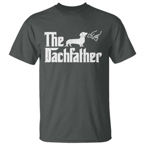 Funny Wiener Dog Dad T Shirt The Dachshund Fathers Day Gifts For Dog Lovers TS10 Dark Heather Print Your Wear
