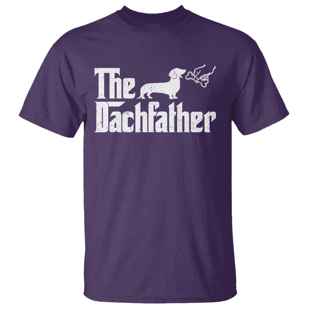 Funny Wiener Dog Dad T Shirt The Dachshund Fathers Day Gifts For Dog Lovers TS10 Purple Print Your Wear