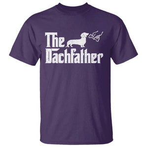 Funny Wiener Dog Dad T Shirt The Dachshund Fathers Day Gifts For Dog Lovers TS10 Purple Print Your Wear