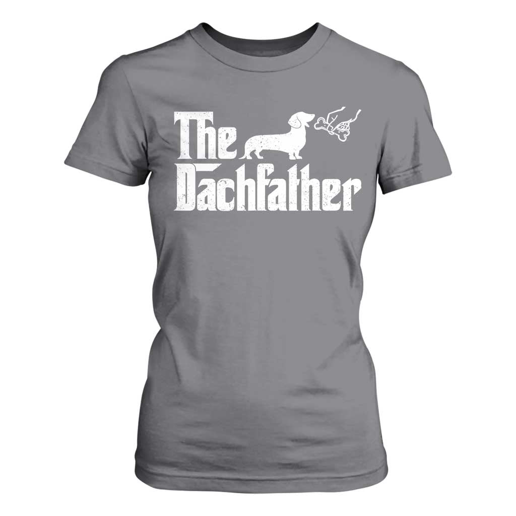 Funny Wiener Dog Dad T Shirt For Women The Dachshund Fathers Day Gifts For Dog Lovers TS10 Charcoal Print Your Wear