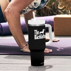 Funny Wiener Dog Dad Tumbler With Handle The Dachshund Fathers Day Gifts For Dog Lovers TS10 Print Your Wear