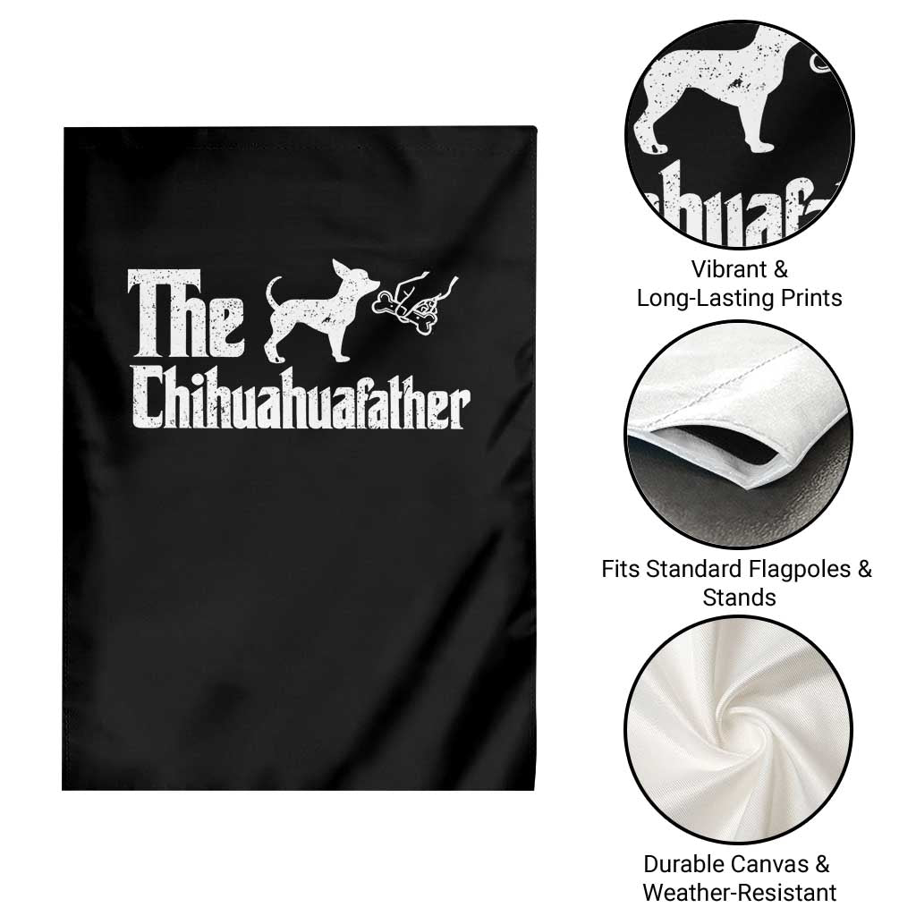 Chihuahua Dad Garden Flag Fathers Day Gifts For Dog Lovers TS10 Print Your Wear