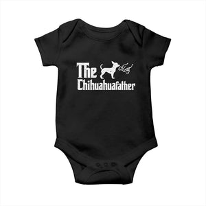 Chihuahua Dad Baby Onesie Fathers Day Gifts For Dog Lovers TS10 Black Print Your Wear
