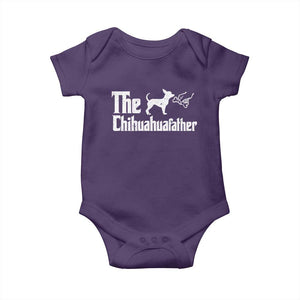 Chihuahua Dad Baby Onesie Fathers Day Gifts For Dog Lovers TS10 Purple Print Your Wear
