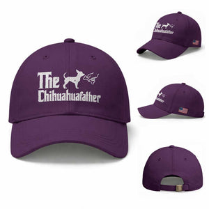 Chihuahua Dad Baseball Cap Fathers Day Gifts For Dog Lovers TS10 Baseball Cap Universal Fit Purple Print Your Wear