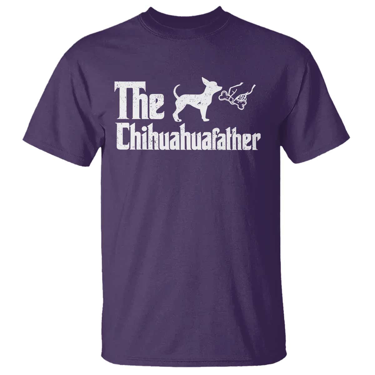 Chihuahua Dad T Shirt Fathers Day Gifts For Dog Lovers TS10 Purple Print Your Wear