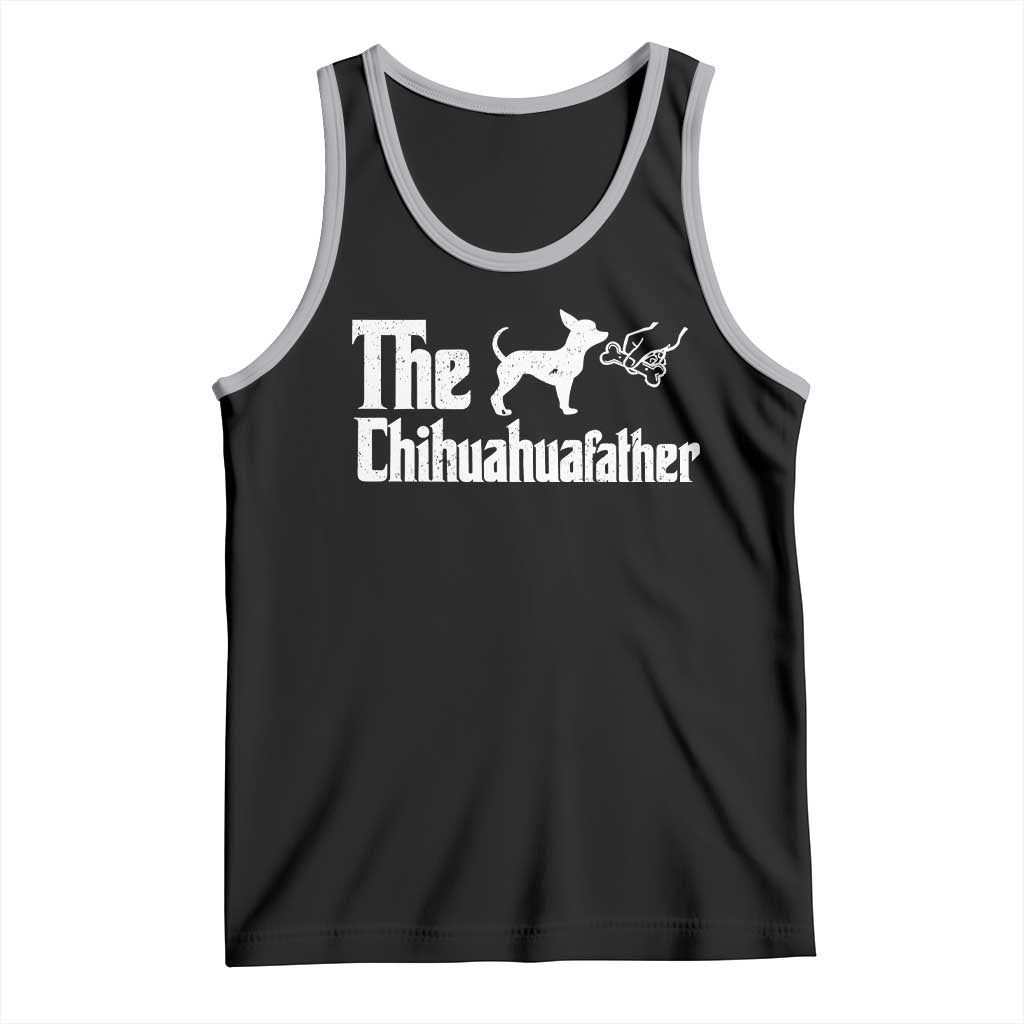 Chihuahua Dad Tank Top Fathers Day Gifts For Dog Lovers TS10 Black Athletic Heather Print Your Wear