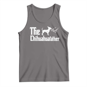 Chihuahua Dad Tank Top Fathers Day Gifts For Dog Lovers TS10 Deep Heather Print Your Wear