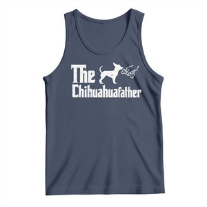 Chihuahua Dad Tank Top Fathers Day Gifts For Dog Lovers TS10 Navy Print Your Wear