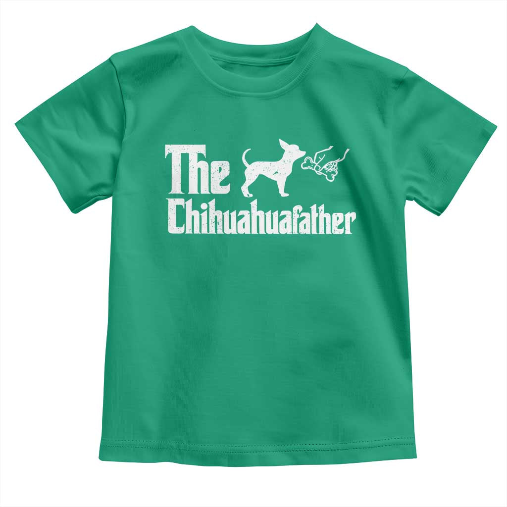Chihuahua Dad Toddler T Shirt Fathers Day Gifts For Dog Lovers TS10 Irish Green Print Your Wear